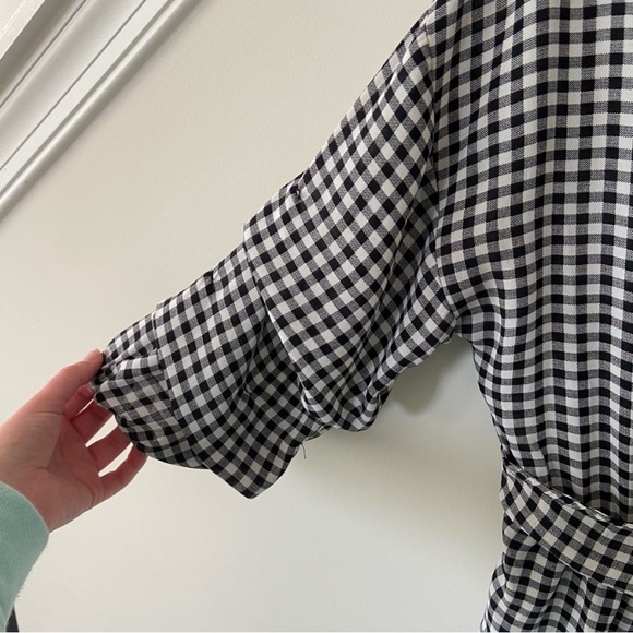 Missguided gingham wrap dress - Picture 6 of 7